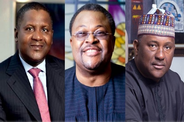 Dangote, Adenuga, Rabiu