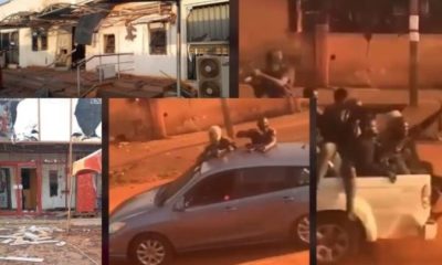 CCTV Footage of the bank robbery