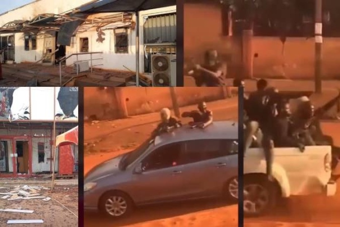 CCTV Footage of the bank robbery