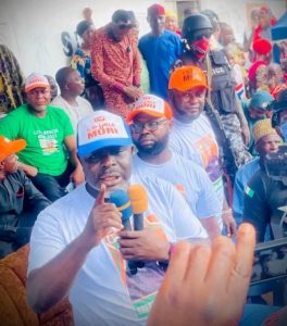 Hon. Amedi Atta, Director of youth mobilization, Hon I. Ijele , Director of news media, Hon Olije, Coordinator Muri/Sam Dekina LGA