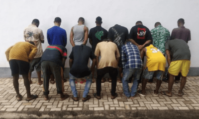 EFCC parade 15 Yahoo Boys arrested in Enugu 