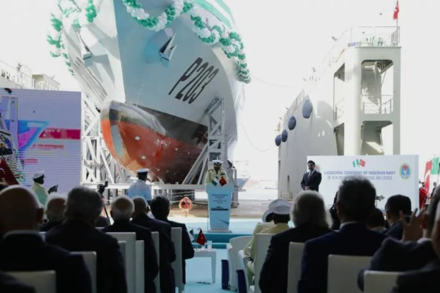 First of two patrol ships for Nigerian Navy launched in Turkey