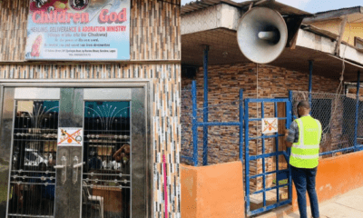 Lagos govt seals RCCG, mosques, hotels over noise pollution