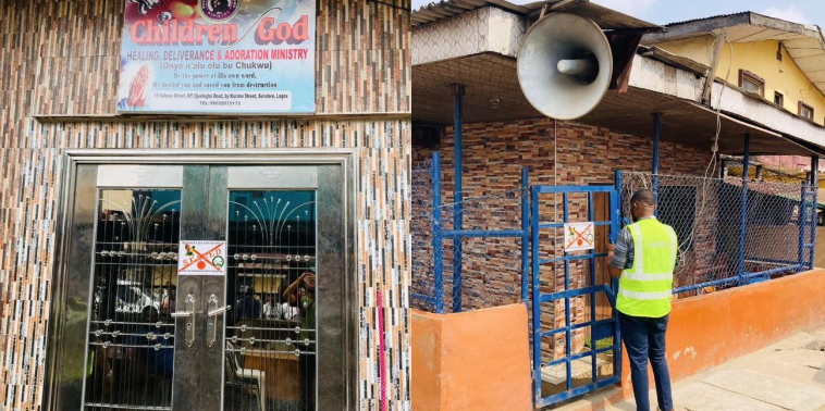 Lagos govt seals RCCG, mosques, hotels over noise pollution