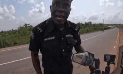 Cops filmed demanding money from foreign biker arrested 