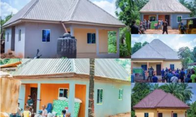 Anambra Philanthropist, Chief Otti gifts 10 new houses worth N125m to widows