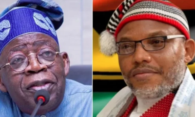 Tinubu and Nnamdi Kanu