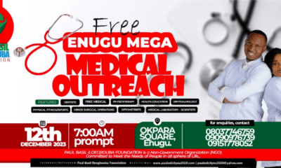 Why I initiated Paul Basil Iloegbouba Foundation – Pastor Iloegbouba speaks on December 12 Free Medical Outreach