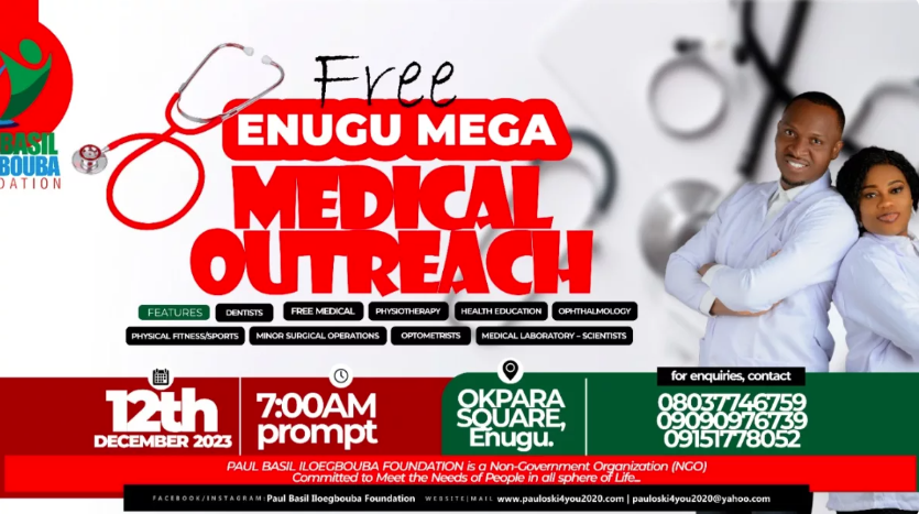 Why I initiated Paul Basil Iloegbouba Foundation – Pastor Iloegbouba speaks on December 12 Free Medical Outreach