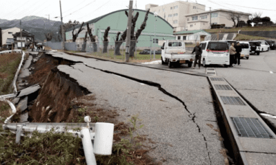 7.5 earthquake hits Japan Monday