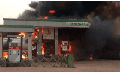 Petrol station, fuel tanker  razed in Enugu