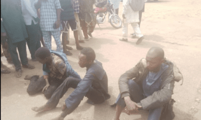 •The apprehended murderer herdsmen