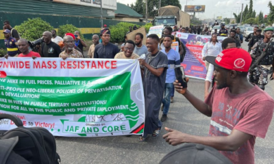 Protesting Lagos youths