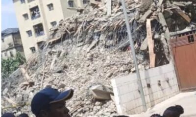 Many feared trapped as five-storey building collapses in Anambra