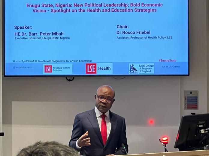 Our disruptive approach turning Enugu fortunes around, says Gov Mbah at London Lecture