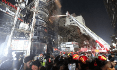 43 reported dead, scores injured as fire guts high-rise building in Dhaka