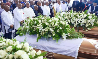 Tears as Herbert Wigwe, wife, son are buried