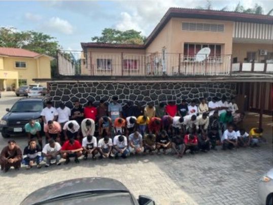 Yahoo: EFCC arrests 45 suspected internet fraudsters