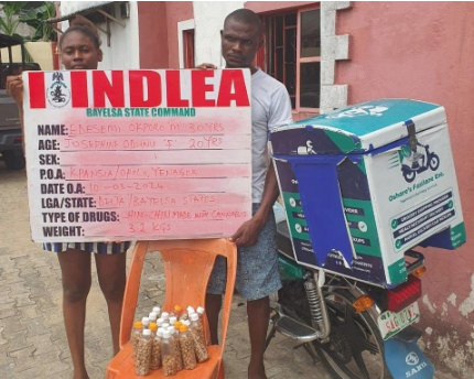 NDLEA nabs hair stylist, dispatch rider selling drug-laced chin-chin to students