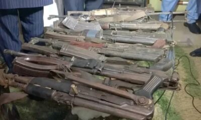 7 repentant bandits surrender weapons in Plateau