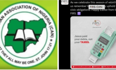 “We will never denigrate Jesus Christ” — FIRS apologizes to CAN over Easter message