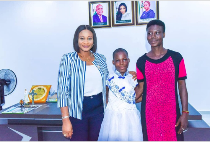 Mbah offers scholarship to 11-year-old domestic worker abused by lawyer in Anambra