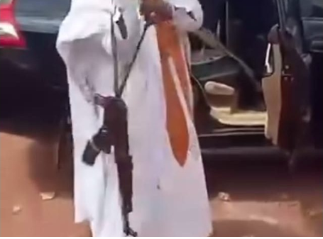 Awka Chief speaks on why he carried AK-47 rifle to community event