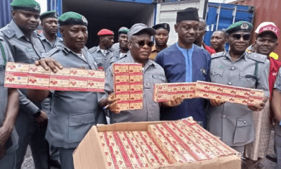 Customs intercepts 12 containers of Tramadol, cutlasses at Apapa ports