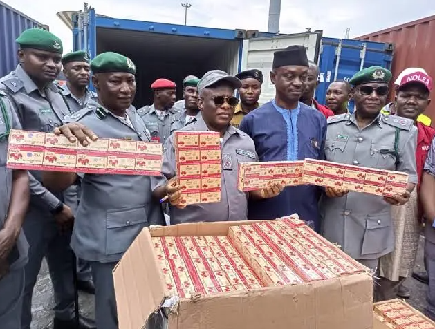 Customs intercepts 12 containers of Tramadol, cutlasses at Apapa ports