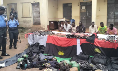 Enugu police arrest 123 suspects, recover 972 arms, ammunition