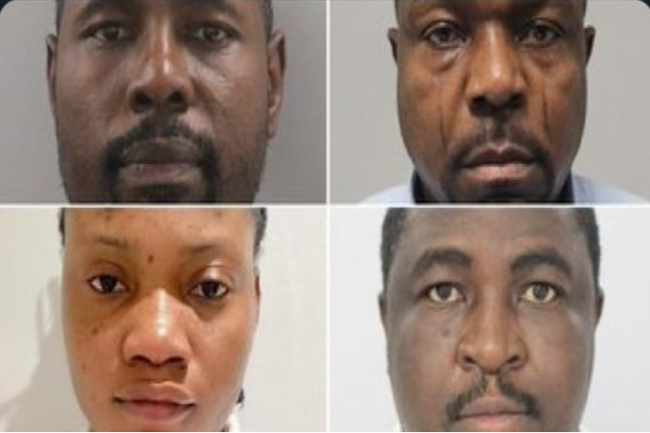 BREAKING: Four Nigerians jailed in UK for forging over 2,000 marriage documents