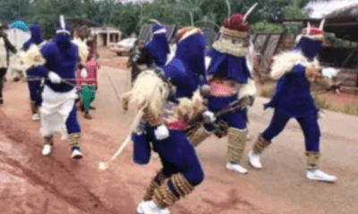 •File photo of Oriokpa masquerades