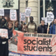 Students protest in London, demand reversal of Tinubu’s anti-poor policies, release of protesters